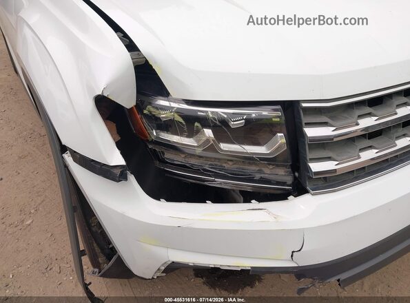 1V2KR2CA2JC585709 2018 VOLKSWAGEN ATLAS White წინა ხედი