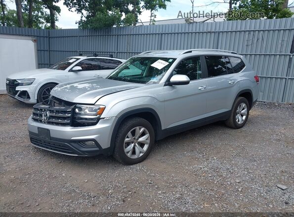 1V2KR2CA3JC534798 2018 VOLKSWAGEN ATLAS Gray Передня ліва чверть