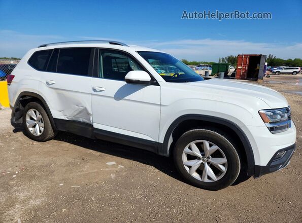 1V2KR2CA4JC508727 2018 VOLKSWAGEN ATLAS White Przód prawy