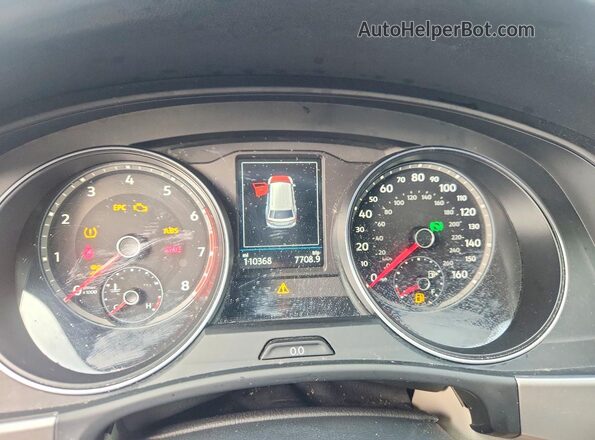 1V2KR2CA5JC518828 2018 VOLKSWAGEN ATLAS Black Սարքավորումների վահանակի տեսք