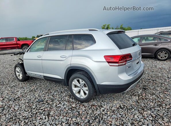 1V2KR2CA7JC563785 2018 VOLKSWAGEN ATLAS Silver Trasero izquierdo