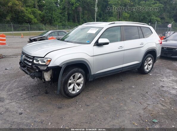 1V2KR2CA7JC573443 2018 VOLKSWAGEN ATLAS Silver Przód lewy