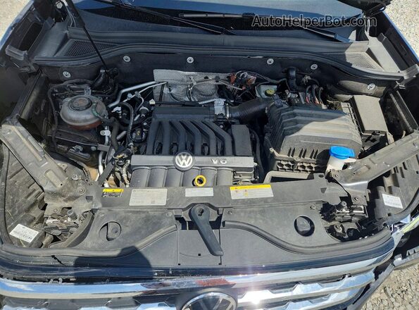 1V2KR2CA7PC556117 2023 VOLKSWAGEN ATLAS Black Вид підкапотного простору