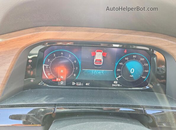 1V2KR2CA8RC538244 2024 VOLKSWAGEN ATLAS White Вид щитка приладів