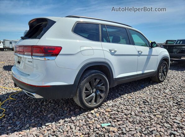 1V2KR2CA8RC538244 2024 VOLKSWAGEN ATLAS White Задня права чверть