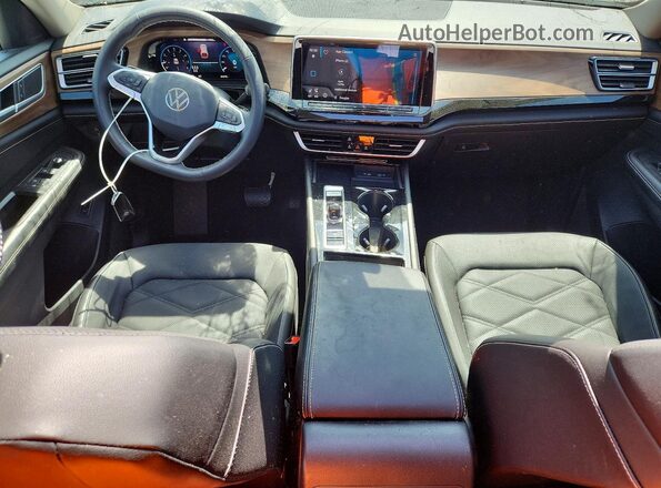 1V2KR2CA8RC538244 2024 VOLKSWAGEN ATLAS White Вид панелі приладів