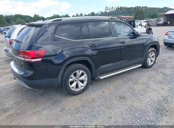1V2KR2CAXJC573954 2018 VOLKSWAGEN ATLAS Черный Задняя правая четверть