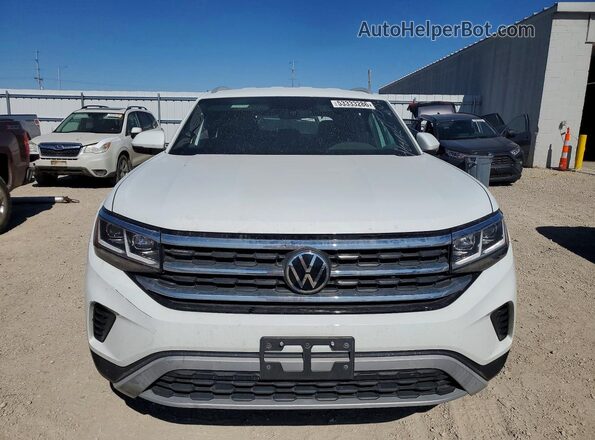 1V2LC2CA1NC210048 2022 VOLKSWAGEN ATLAS White Դիմացի տեսք