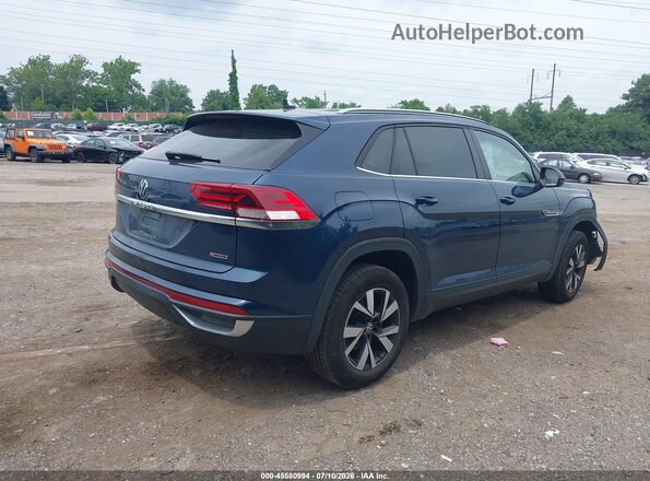 1V2LC2CAXMC200083 2021 VOLKSWAGEN ATLAS Blue Tył prawy