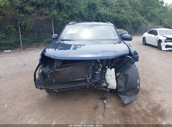 1V2LC2CAXMC200083 2021 VOLKSWAGEN ATLAS Blue Widok zestawu wskaźników