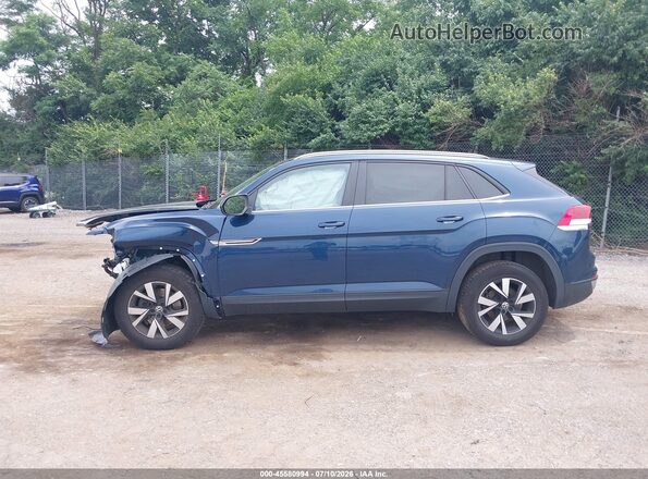 1V2LC2CAXMC200083 2021 VOLKSWAGEN ATLAS Blue Widok wnętrza 360 stopni
