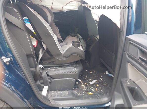 1V2LC2CAXMC200083 2021 VOLKSWAGEN ATLAS Blue Widok naklejki z numerem VIN