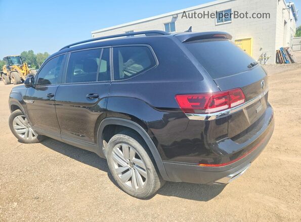 1V2LP2CA1MC504326 2021 VOLKSWAGEN ATLAS Черный Задняя левая четверть