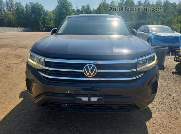 1V2LP2CA1MC504326 2021 VOLKSWAGEN ATLAS Черный Вид спереди