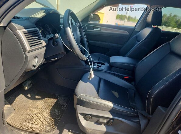 1V2LP2CA1MC504326 2021 VOLKSWAGEN ATLAS Черный Вид салона спереди