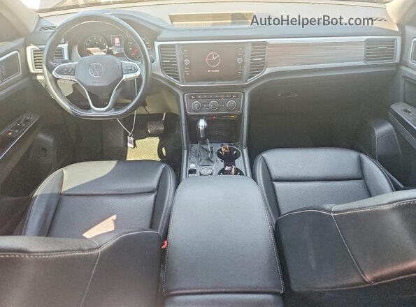 1V2LP2CA1MC504326 2021 VOLKSWAGEN ATLAS Черный Вид панели приборов