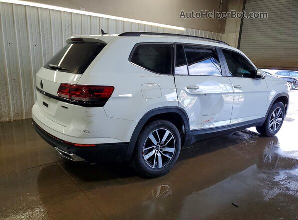 1V2LP2CA7MC525259 2021 VOLKSWAGEN ATLAS White Trasero derecho