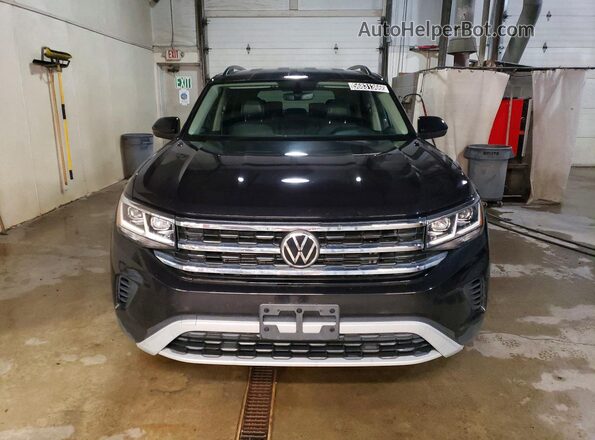 1V2LP2CA7NC535503 2022 VOLKSWAGEN ATLAS Black Widok z przodu