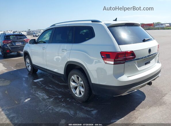 1V2LR2CA0JC584854 2018 VOLKSWAGEN ATLAS White Задня ліва чверть