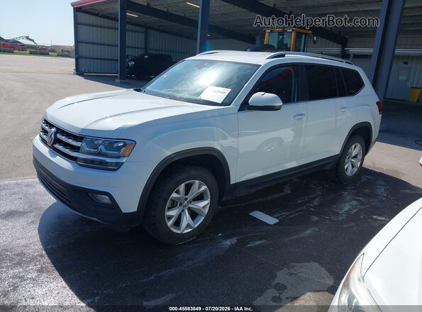 1V2LR2CA0JC584854 2018 VOLKSWAGEN ATLAS White Передня ліва чверть