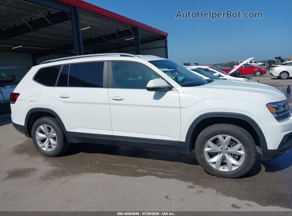 1V2LR2CA0JC584854 2018 VOLKSWAGEN ATLAS White Вид задньої частини салону