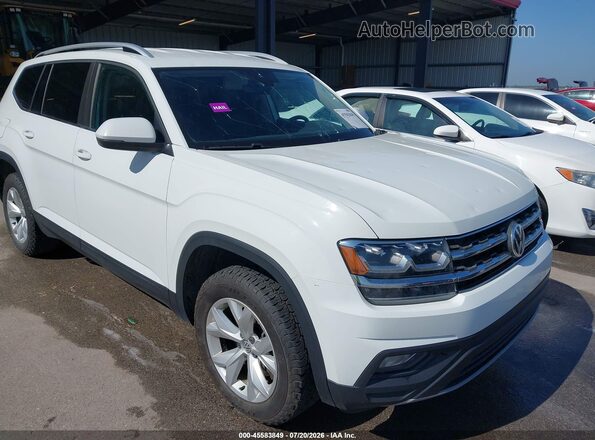 1V2LR2CA0JC584854 2018 VOLKSWAGEN ATLAS White Вид спереду