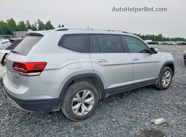 1V2LR2CA0KC587786 2019 VOLKSWAGEN ATLAS Серебряный Задняя правая четверть