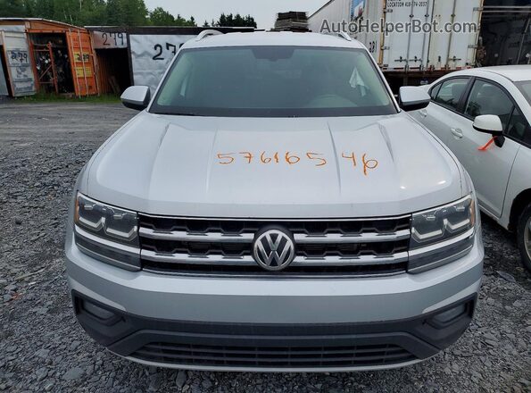1V2LR2CA0KC587786 2019 VOLKSWAGEN ATLAS Серебряный Вид спереди