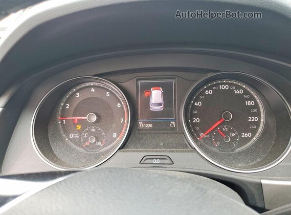 1V2LR2CA0KC587786 2019 VOLKSWAGEN ATLAS Серебряный Вид щитка приборов