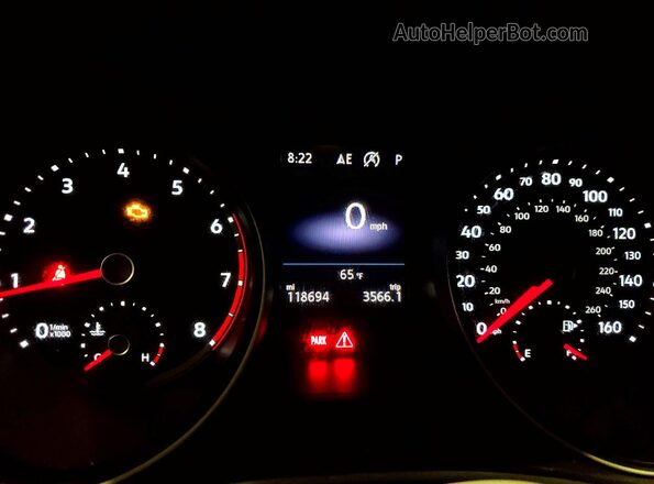 1V2LR2CA0KC588596 2019 VOLKSWAGEN ATLAS Gray Vista del cuadro de instrumentos