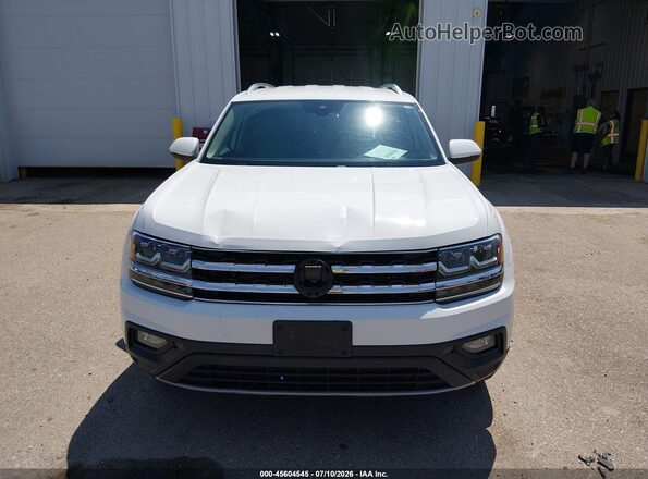 1V2LR2CA1JC502789 2018 VOLKSWAGEN ATLAS White ხელსაწყოთა პანელის ხედი