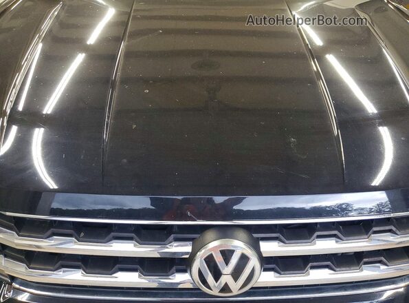 1V2LR2CA1JC517874 2018 VOLKSWAGEN ATLAS Black Engine compartment view