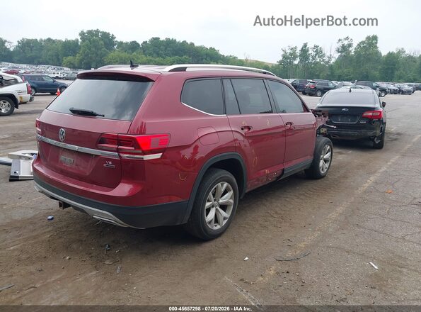 1V2LR2CA4JC544261 2018 VOLKSWAGEN ATLAS Red Trasero derecho