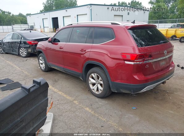 1V2LR2CA4JC544261 2018 VOLKSWAGEN ATLAS Red Trasero izquierdo