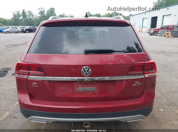 1V2LR2CA4JC544261 2018 VOLKSWAGEN ATLAS Red 
