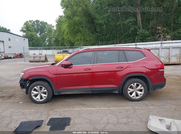 1V2LR2CA4JC544261 2018 VOLKSWAGEN ATLAS Red Vista interior de 360 grados
