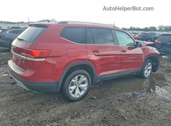 1V2LR2CA4KC559876 2019 VOLKSWAGEN ATLAS Red Tył prawy