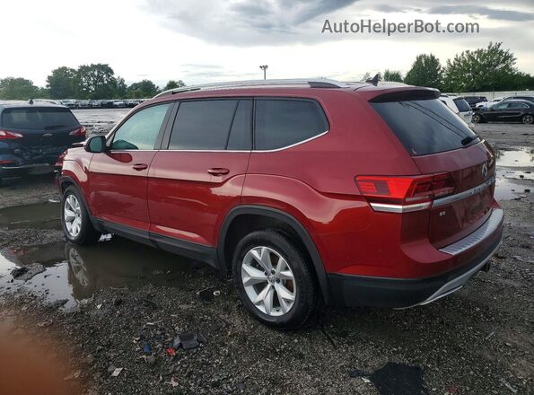 1V2LR2CA4KC559876 2019 VOLKSWAGEN ATLAS Red Tył lewy