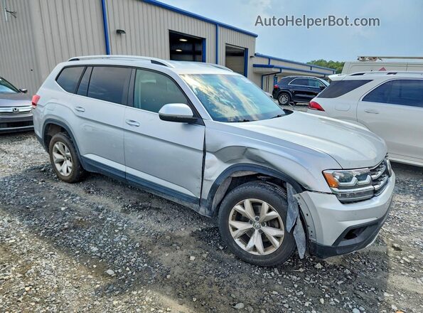 1V2LR2CA6JC501055 2018 VOLKSWAGEN ATLAS Silver Przód prawy