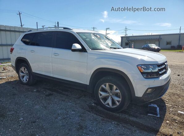 1V2LR2CA7JC586651 2018 VOLKSWAGEN ATLAS White Delantero derecho