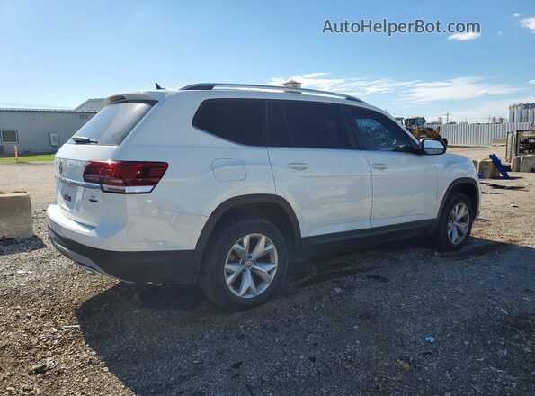 1V2LR2CA7JC586651 2018 VOLKSWAGEN ATLAS White Trasero derecho