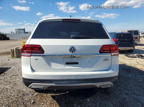 1V2LR2CA7JC586651 2018 VOLKSWAGEN ATLAS White Vista trasera