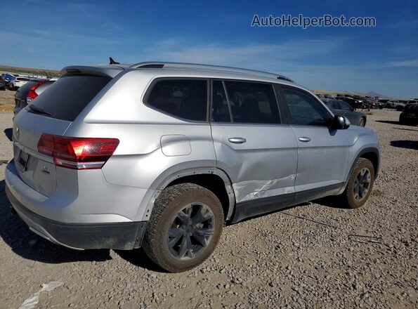 1V2LR2CA7KC517752 2019 VOLKSWAGEN ATLAS Silver Rear right