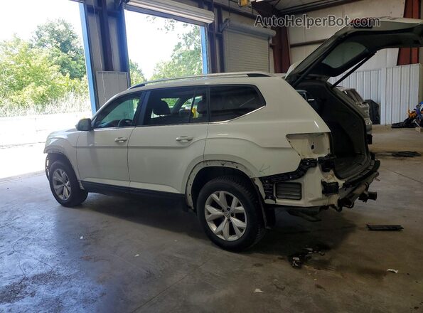 1V2LR2CA8JC539001 2018 VOLKSWAGEN ATLAS White Задня ліва чверть