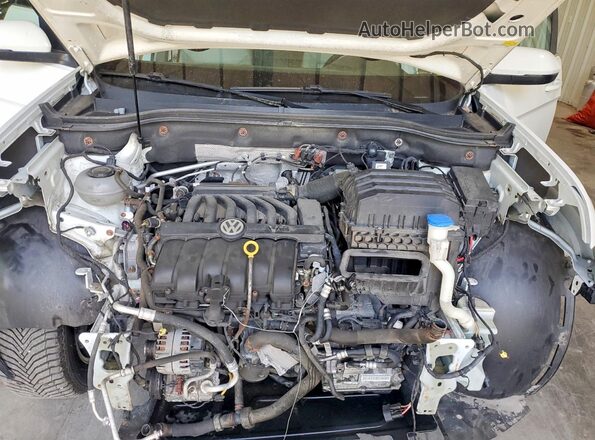1V2LR2CA8JC539001 2018 VOLKSWAGEN ATLAS White Вид підкапотного простору