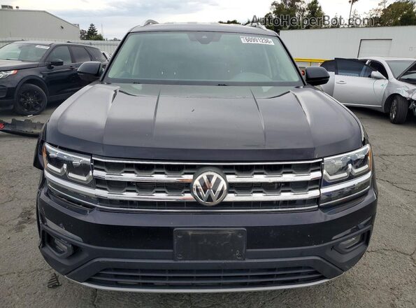 1V2LR2CA8JC590028 2018 VOLKSWAGEN ATLAS Black Widok z przodu