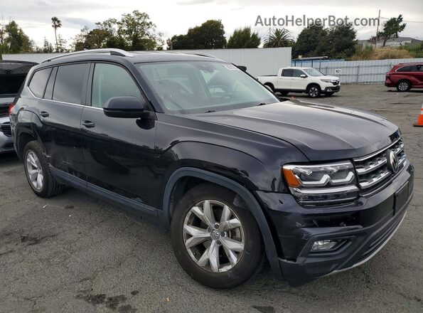 1V2LR2CA8JC590028 2018 VOLKSWAGEN ATLAS Black Przód prawy