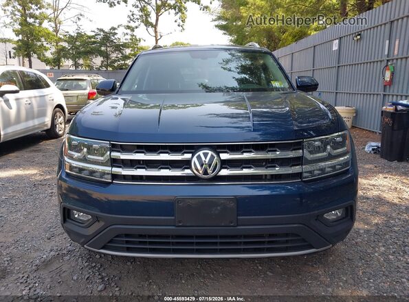 1V2LR2CA8KC572792 2019 VOLKSWAGEN ATLAS Dark Blue ხელსაწყოთა პანელის ხედი