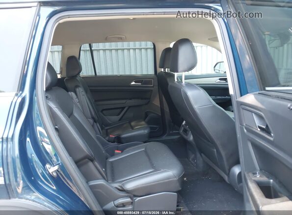 1V2LR2CA8KC572792 2019 VOLKSWAGEN ATLAS Dark Blue VIN კოდის სტიკერის ხედი