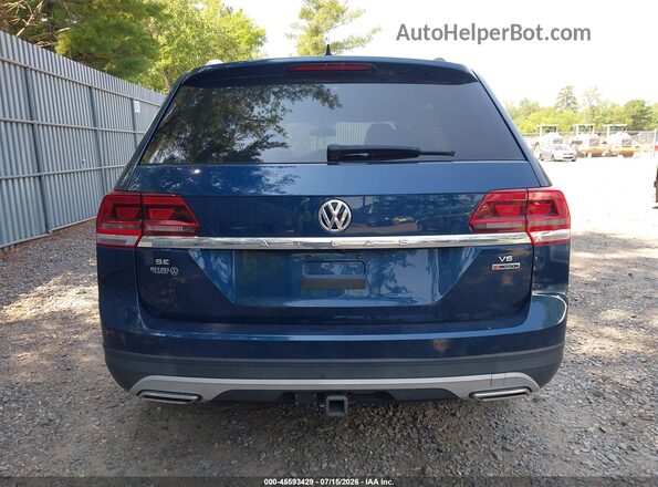 1V2LR2CA8KC572792 2019 VOLKSWAGEN ATLAS Dark Blue 